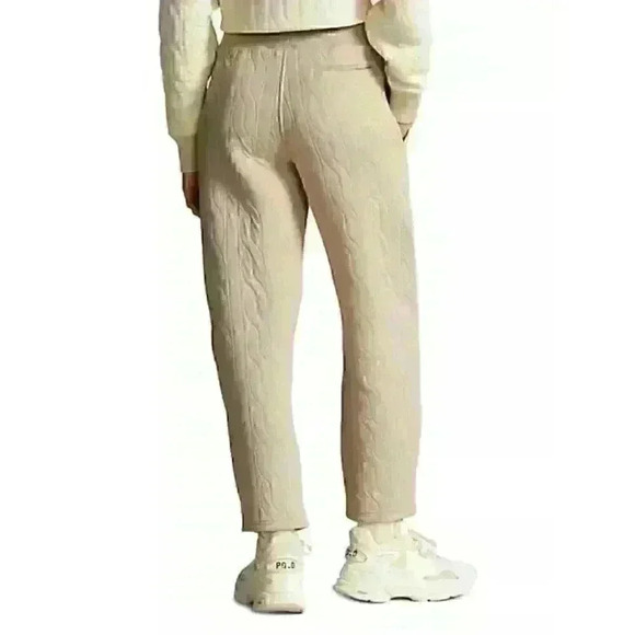 NEW! Polo Ralph Lauren Women's XL Logo Cable-Quilted Jersey Pant NWT $198 - Picture 5 of 6